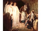 The women meeting the angels at the tomb on Easter morning - by William Hole